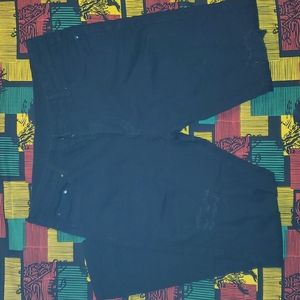 Distressed mens slim jeans